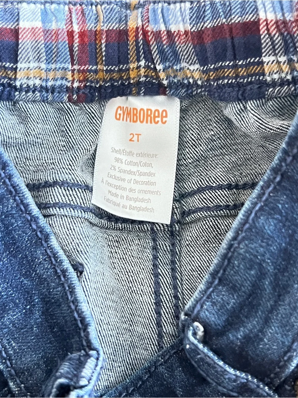 Gymboree Brown Corduroy Jacket & Blue Jeans Matching Set